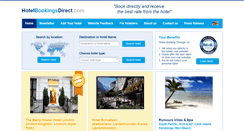 Desktop Screenshot of hotelbookingsdirect.com
